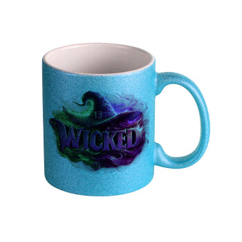 Wicked, Κούπα Σιέλ Glitter που γυαλίζει, κεραμική, 330ml