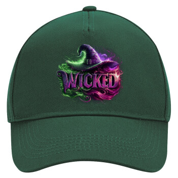 Wicked, Adult Ultimate Hat GREEN, (100% COTTON DRILL, ADULT, UNISEX, ONE SIZE)