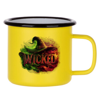 Wicked, Metallic enamel MATT Yellow cup 360ml