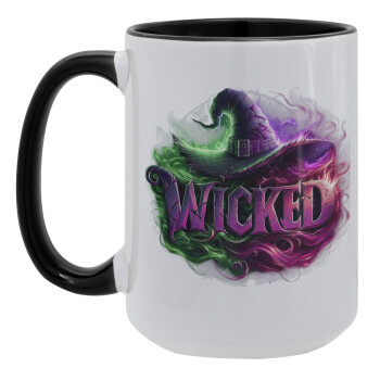 Wicked, Κούπα Mega 15oz, κεραμική Μαύρη, 450ml