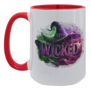 Wicked, Κούπα Mega 15oz, κεραμική Κόκκινη, 450ml