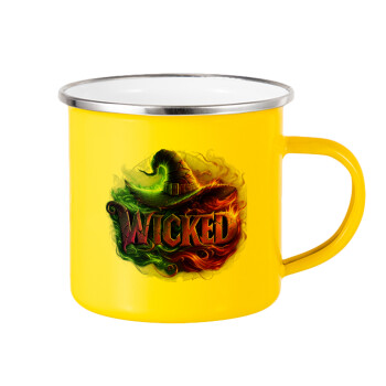 Wicked, Yellow Enamel Metallic Cup 360ml