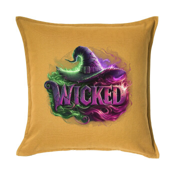 Wicked, Sofa cushion YELLOW 50x50cm includes filling