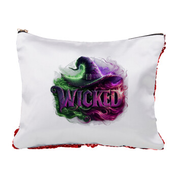 Wicked, Red sequin cosmetic bag