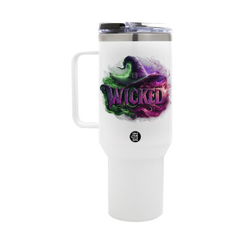 Wicked, Mega Stainless steel Tumbler with lid, double wall 1,2L