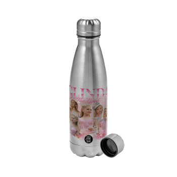 Wicked Glinda, Metallic water bottle, stainless steel, 750ml