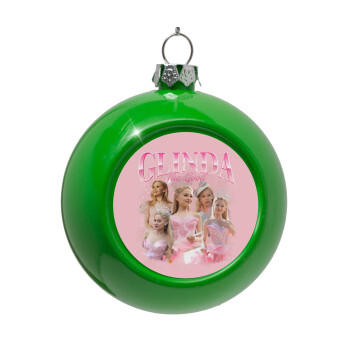 Wicked Glinda, Green Christmas tree ornament bauble 8cm