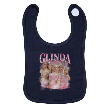 Wicked Glinda, Σαλιάρα με Σκρατς 100% Organic Cotton Μπλε (0-18 months)