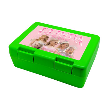 Wicked Glinda, Children's cookie container GREEN 185x128x65mm (BPA free plastic)