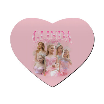 Wicked Glinda, Mousepad heart 23x20cm