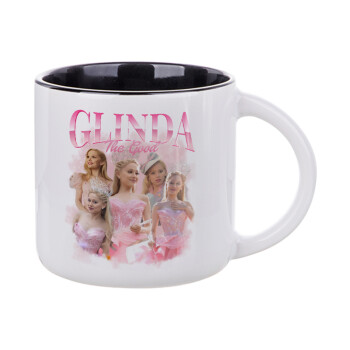 Wicked Glinda, Κούπα κεραμική 400ml Λευκή/Μαύρη