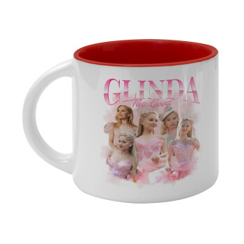 Wicked Glinda, Κούπα κεραμική 400ml Λευκή/Κόκκινη