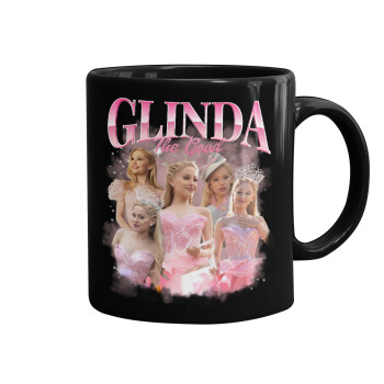 Wicked Glinda, Κούπα Μαύρη, κεραμική, 330ml