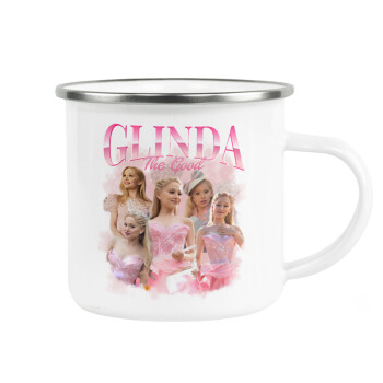 Wicked Glinda, Metallic enamel cup white 360ml