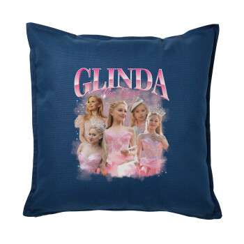 Wicked Glinda, Sofa cushion Blue 50x50cm includes filling