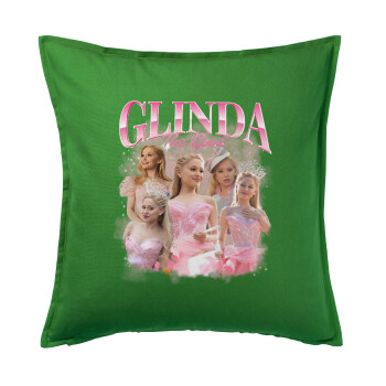 Wicked Glinda, Sofa cushion Green 50x50cm includes filling