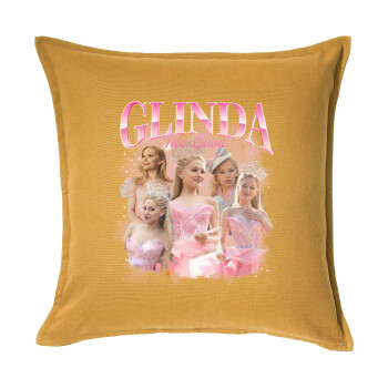 Wicked Glinda, Sofa cushion YELLOW 50x50cm includes filling