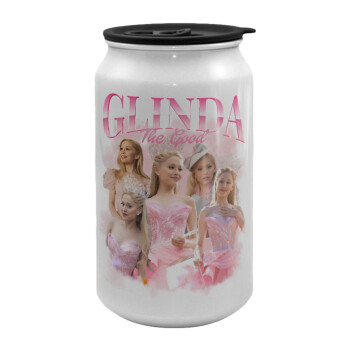 Wicked Glinda, Κούπα ταξιδιού μεταλλική με καπάκι (tin-can) 500ml