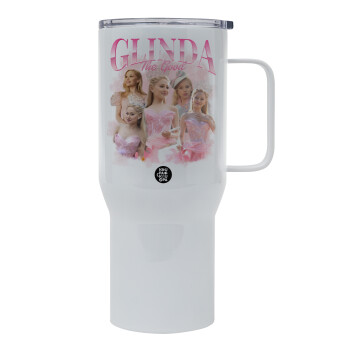 Wicked Glinda, Mega Stainless steel Tumbler with lid, double wall 750L