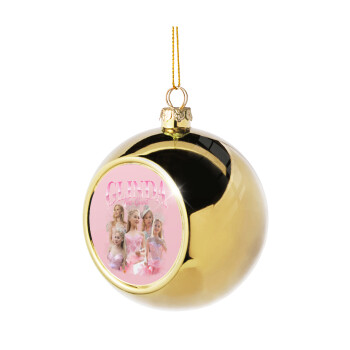 Wicked Glinda, Golden Christmas tree ball ornament 8cm