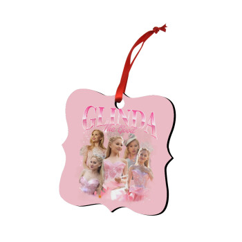 Wicked Glinda, Christmas ornament polygon wooden 7.5cm