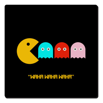 Pacman waka waka waka, Τετράγωνο μαγνητάκι ξύλινο 6x6cm