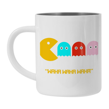 Pacman waka waka waka, Mug Stainless steel double wall 450ml