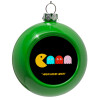 Green Christmas tree ornament bauble 8cm