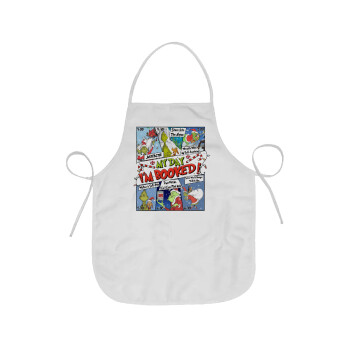 My Day Grinch, Chef Apron Short Full Length Adult (63x75cm)