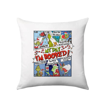 My Day Grinch, Sofa cushion 40x40cm includes filling