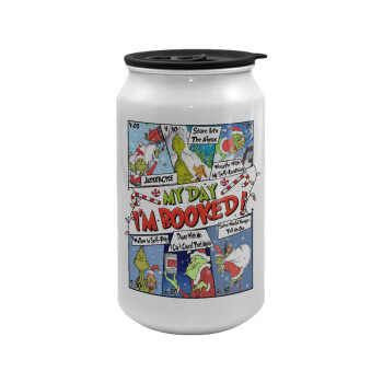 My Day Grinch, Κούπα ταξιδιού μεταλλική με καπάκι (tin-can) 500ml