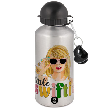 Little Swiftie, Metallic water jug, Silver, aluminum 500ml