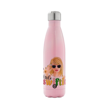 Little Swiftie, Metal mug thermos Pink Iridiscent (Stainless steel), double wall, 500ml