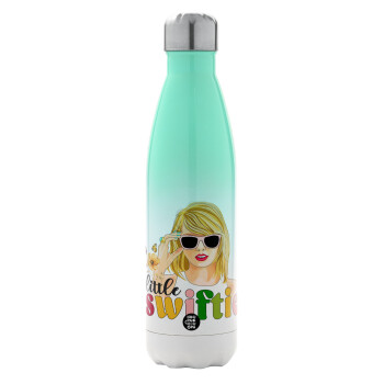 Little Swiftie, Metal mug thermos Green/White (Stainless steel), double wall, 500ml