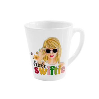 Little Swiftie, Κούπα κωνική Latte Λευκή, κεραμική, 300ml