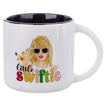 Little Swiftie, Κούπα κεραμική 400ml Λευκή/Μαύρη