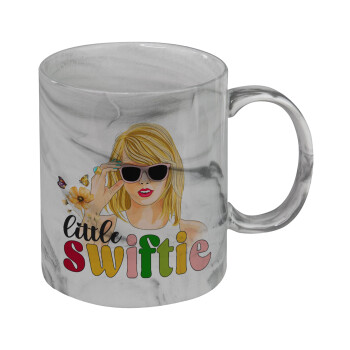 Little Swiftie, Mug ceramic marble style, 330ml