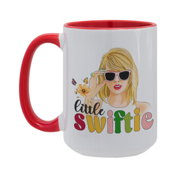 Little Swiftie, Κούπα Mega 15oz, κεραμική Κόκκινη, 450ml