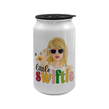 Little Swiftie, Κούπα ταξιδιού μεταλλική με καπάκι (tin-can) 500ml