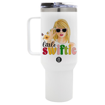 Little Swiftie, Mega Tumbler με καπάκι, διπλού τοιχώματος (θερμό) 1,2L