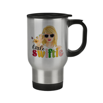 Little Swiftie, Stainless steel travel mug with lid, double wall 450ml