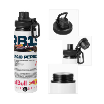 Redbull Sergio Perezi, Metal water bottle with safety cap, aluminum 850ml