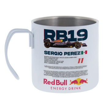 Redbull Sergio Perezi, Mug Stainless steel double wall 400ml