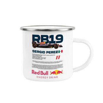 Redbull Sergio Perezi, Metallic enamel cup white 360ml