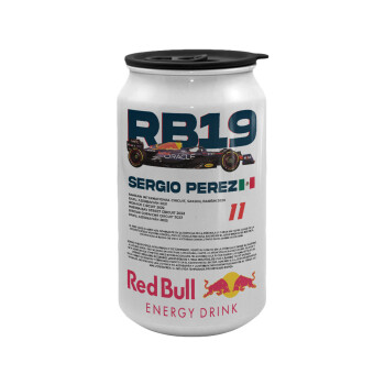 Redbull Sergio Perezi, Κούπα ταξιδιού μεταλλική με καπάκι (tin-can) 500ml