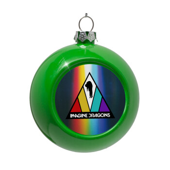 Imagine Dragons, Green Christmas tree ornament bauble 8cm