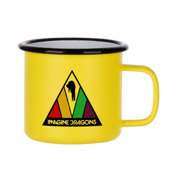 Imagine Dragons, Metallic enamel MATT Yellow cup 360ml