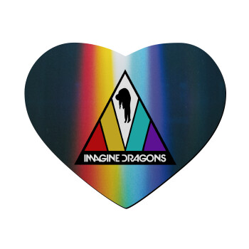 Imagine Dragons, Mousepad καρδιά 23x20cm