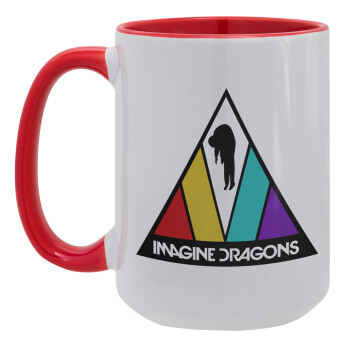 Imagine Dragons, Κούπα Mega 15oz, κεραμική Κόκκινη, 450ml