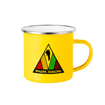 Imagine Dragons, Yellow Enamel Metallic Cup 360ml